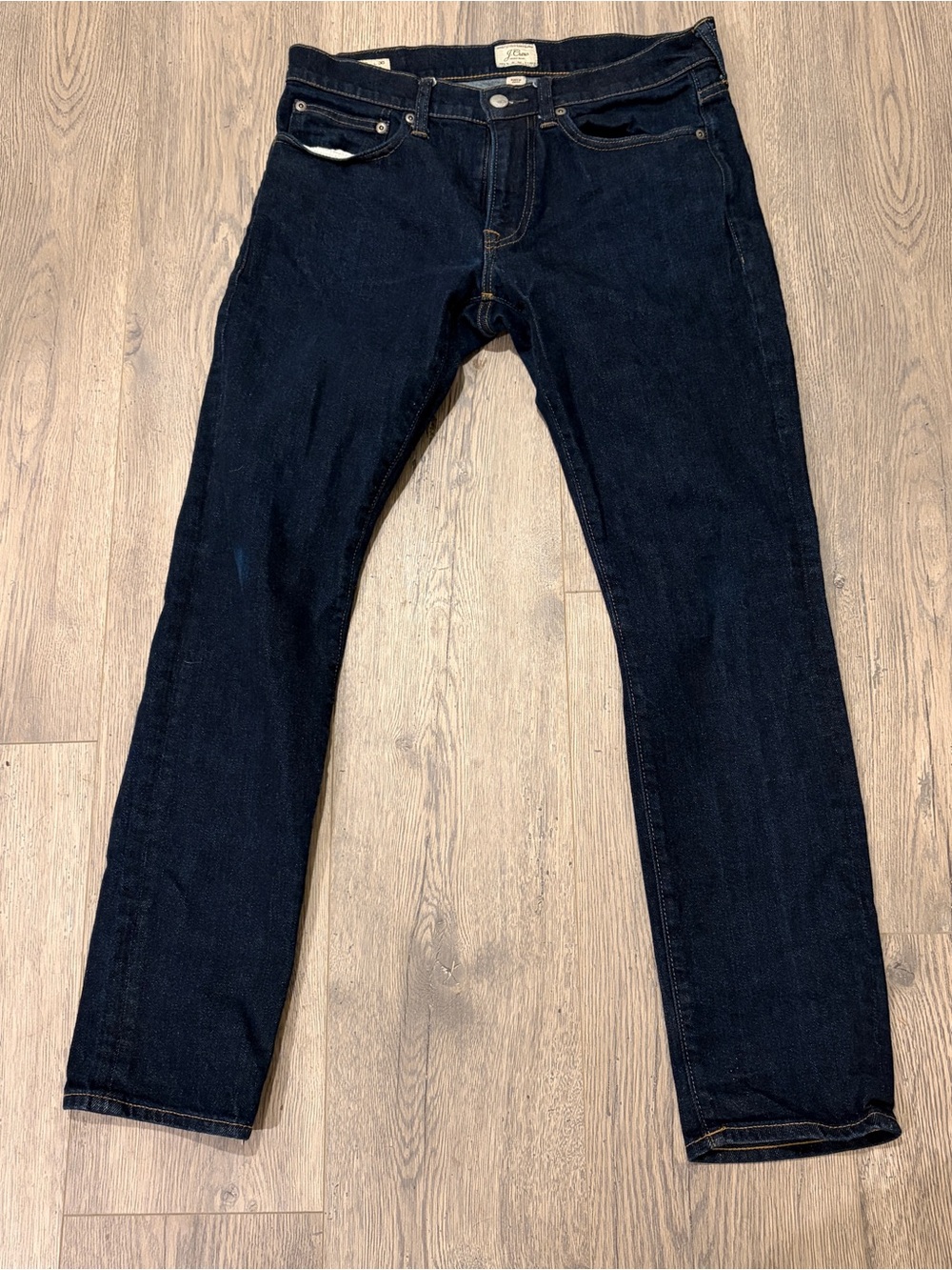 Men's J. Crew 250 Dark Blue Slim Fit Jeans
